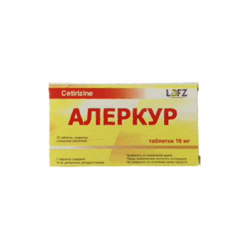 ALERKUR tabletkalari 10mg N30