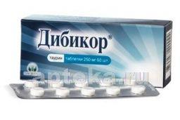 ДИБИКОР 0,25 таблетки N59