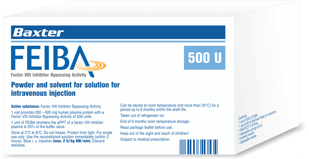 ФЕЙБА лиофилизат 500ЕД