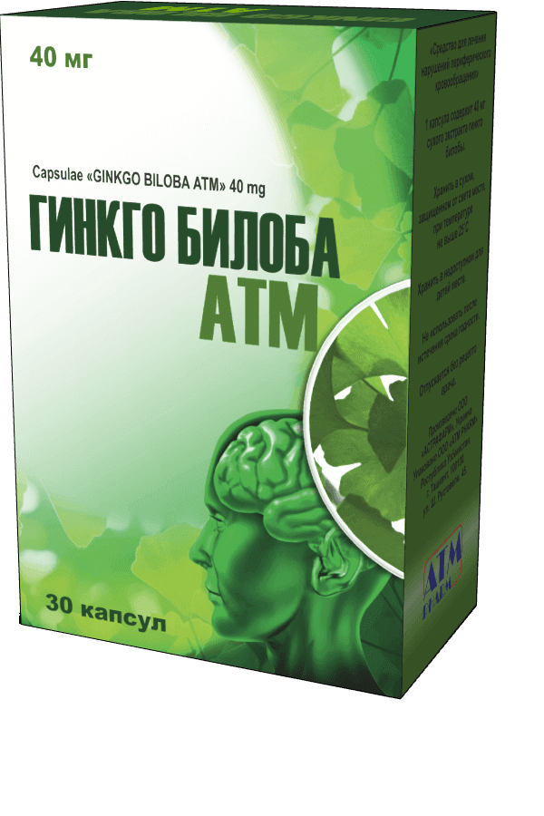 GINKGO BILOBA kapsulalar  40mg N30