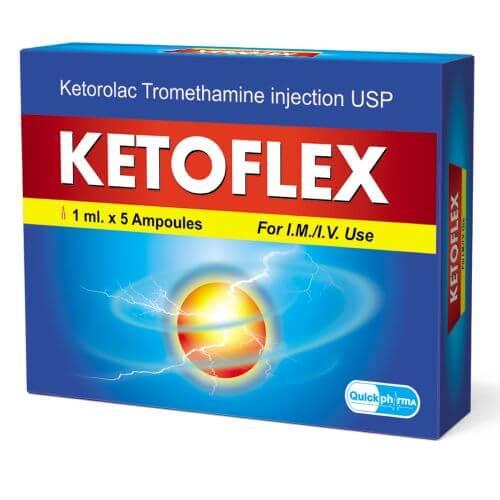 KETOFLEKS inyeksiya uchun eritma 1ml 30mg/ml N5