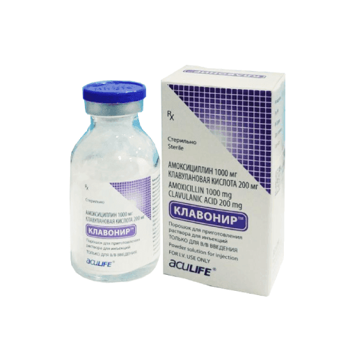 KLAVONIR poroshok 500mg+100mg N1