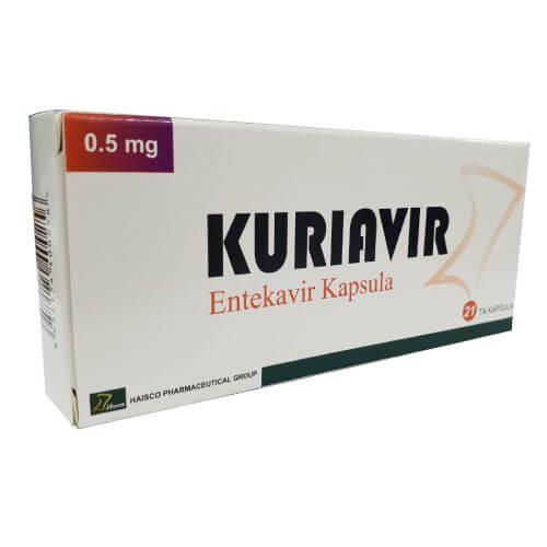 KURIAVIR kapsulalar  0,5mg N7