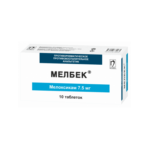 MELBEK tabletkalari 7,5mg N10