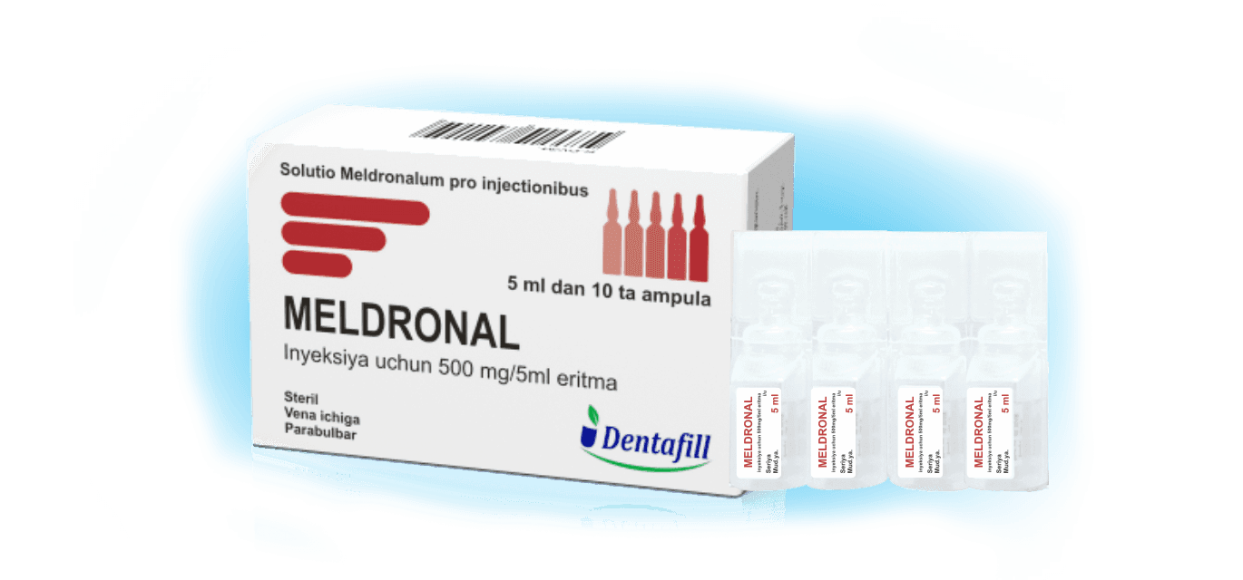 MELDRONAL inyeksiya uchun eritma 5ml 500mg/5ml N10