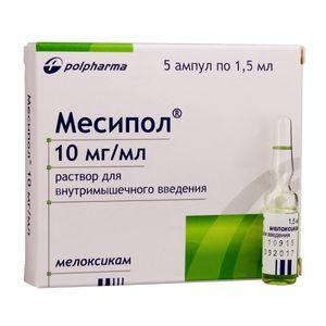 MESIPOL inyeksiya uchun eritma 15mg/1,5ml N3