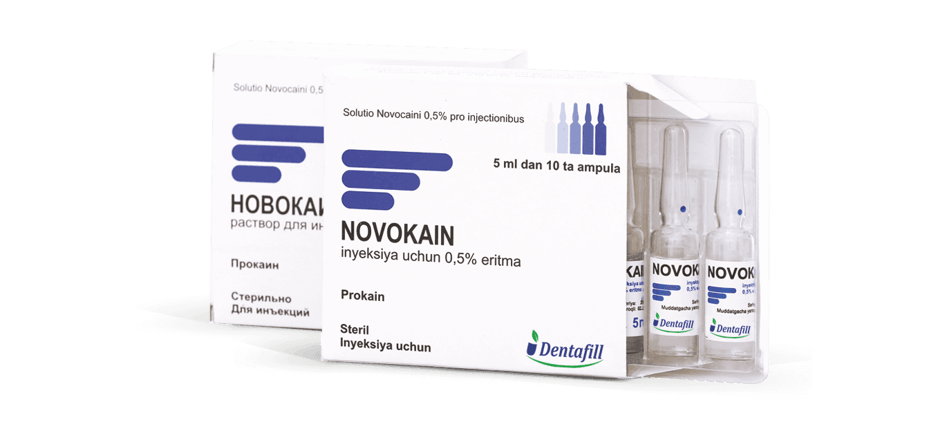 NOVOKAIN inyeksiya uchun eritma 5ml 0,5% N10