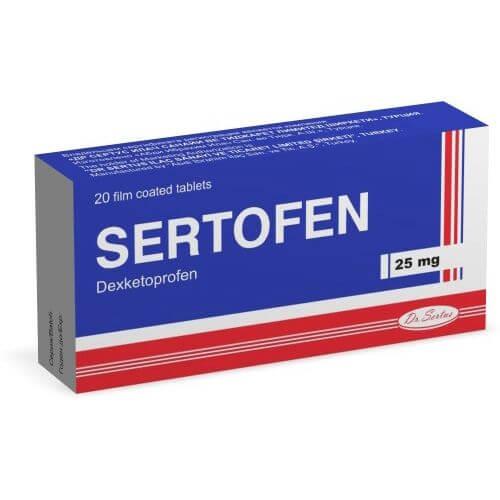 SERTOFEN tabletkalari 25mg N10